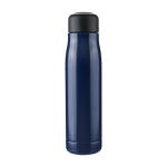 Garrafa antifugas de aço inoxidável com pega de cordão 500 ml cor azul primeira vista