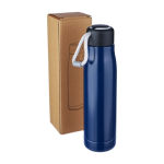 Garrafa antifugas de aço inoxidável com pega de cordão 500 ml décima vista