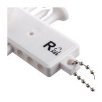 Conjunto de 12 tees de golfe em plástico reciclado com cordão metálico sétima vista