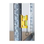 Porta-chaves com duplo nível de bolha, régua de 7 cm e base magnética nona vista