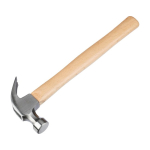 Martelo com corpo de madeira de faia e cabeça de aço terceira vista