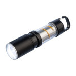 Lanterna COB de alumínio com 3 funções de luz e mosquetão sétima vista