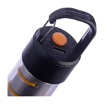 Lanterna COB de alumínio com 3 funções de luz e mosquetão oitava vista