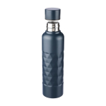 Garrafa de aço inoxidável com textura geométrica 800ml segunda vista