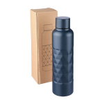 Garrafa de aço inoxidável com textura geométrica 800ml quarta vista