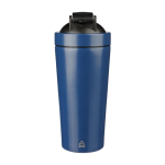 Shaker de aço inoxidável reciclado com bola misturadora metálica 750ml quarta vista