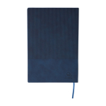 Caderno A5 com efeito de camurça na parte superior e caneta tinta azul nona vista