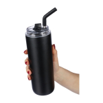 Garrafa de aço inoxidável com dois tipos de tampa 500ml