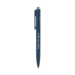 Conjunto de canetas em alumínio reciclado sem tinta e tinta azul cor azul imagem com logo 3