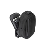 Mochila antirroubo de sarja com revestimento hidrófugo e PC 17'' cor preto sexta vista
