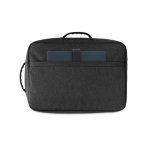 Mochila compacta de poliéster reciclado com pega para trolley 15,6'' cor cinzento-escuro sétima vista
