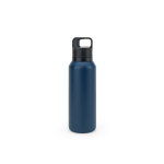 Garrafa térmica em aço reciclado com isolamento a vácuo 590ml cor azul-marinho
