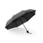 Guarda-chuva dobrável 3 secções rPET com varetas em fibra de vidro Ø98 cor preto