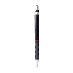 Caneta rotring de plástico com pega antiderrapante de tinta azul cor preto segunda vista