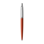 Caneta Parker Jotter Core de aço inoxidável tinta azul cor cor-de-laranja primeira vista