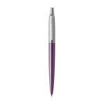 Caneta Parker Jotter Core de aço inoxidável tinta azul cor violeta primeira vista