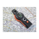 Conjunto de sobrevivência completo com 6 funções diferentes cor cor-de-laranja sexta vista