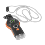 Conjunto de sobrevivência completo com 6 funções diferentes cor cor-de-laranja oitava vista