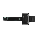 Braçadeira desportiva porta-telemóvel refletora com fecho de velcro cor preto terceira vista