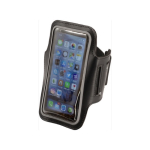 Braçadeira desportiva porta-telemóvel refletora com fecho de velcro cor preto sexta vista