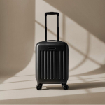 Trolley de ABS adequado para cabine com fecho de código 40 L cor preto sexta vista