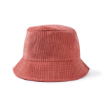 Chapéu unissexo à pescador de bombazine macia para personalizar cor cor-de-rosa primeira vista