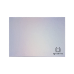 Caixa de cartão de automontagem para brindes com fecho magnético cor prateado terceira vista