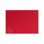 Elegante caixa-oferta de cartão duro com fecho magnético cor vermelho quinta vista