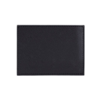 Porta-cartões de couro preto com elegante caixa-oferta cor preto terceira vista