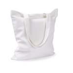 Saco de poliéster de toque macio especial para sublimação 280 g/m² cor branco terceira vista