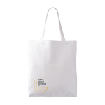 Saco de poliéster de toque macio especial para sublimação 280 g/m² cor branco vista detalhe 3