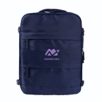 Mochila para portátil de poliéster, ideal para viagens 15'' cor azul-marinho quarta vista