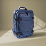 Mochila para portátil de poliéster, ideal para viagens 16'' cor azul quarta vista