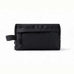 Nécessaire feito de couro sintético com pega na lateral 500 g/m²