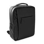 Mochila de trabalho para portátil de couro sintético 15'' cor preto segunda vista