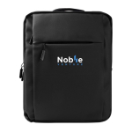 Mochila de trabalho para portátil de couro sintético 15'' cor preto quarta vista