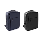 Mochila de trabalho para portátil de couro sintético 15'' cor preto quinta vista