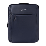 Mochila de trabalho para portátil de couro sintético 15'' cor azul-marinho quinta vista