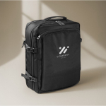 Mochila de viagem compatível com trolley e portátil 15'' cor preto sexta vista