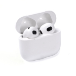 Auriculares sem fios com 3 horas de autonomia em estojo branco cor branco segunda vista