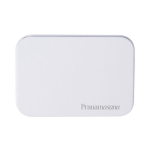 Conjunto reutilizável de máscaras para os olhos numa caixa cor branco quinta vista