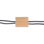 Cabo de carga, 1 m de comprimento, detalhe de bambu para personalizar cor preto terceira vista