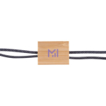 Cabo de carga, 1 m de comprimento, detalhe de bambu para personalizar cor preto quinta vista