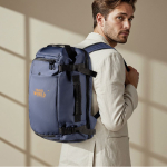 Mochila para portátil de poliéster adequada para levar o trolley 15'' cor azul sexta vista