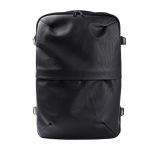 Mochila de couro sintético para viagens com função expansível 30 L cor preto primeira vista