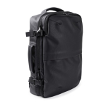 Mochila de couro sintético para viagens com função expansível 30 L cor preto terceira vista