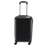 Trolley com protetor frontal de plástico para inserir desenho cor preto primeira vista