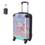 Trolley com protetor frontal de plástico para inserir desenho