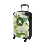 Trolley com protetor frontal de plástico para inserir desenho segunda vista