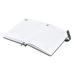 Agenda de rPET de capa dura com fecho magnético e vista diária A5 sexta vista